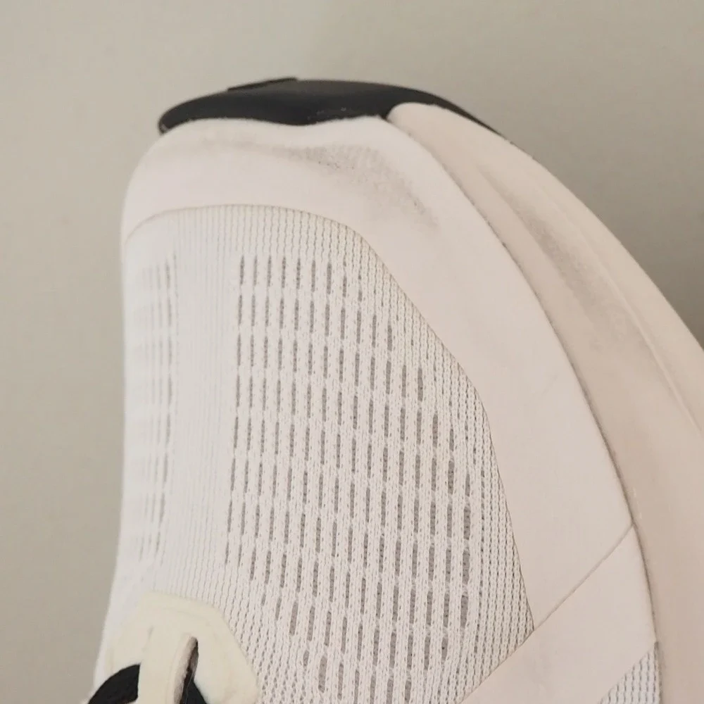 On Cloudmonster Running Shoes Women 7.5 White Orange Athletic Sneakers Support - Picture 8 of 12